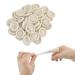 JEEMBAY Latex Finger cots- Pack of 50 Disposable Medium Size Finger Protectors-Durable Finger Gloves for Cutting and Crafting Work  Painting  Hobbies  Sports and More 50 Count (Pack of 1)
