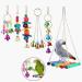 Vogel Parrot Pet Toys - 6 Station Swing Toys for Parrots | Best International Shipping - Buy Online on GoSupps.com