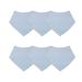 Royal Icon Baby Bandana Bibs - Stylish and Functional Baby Dribble Bibs 0-6 months - Soft and Absorbent Baby bibs 0-6 months - Perfect for Newborn Boys and Girls Bibs Set of 3/6 /12Pc 6 x Blue