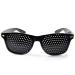 Hacoly Medicals Lochlogen Raster glasses Your daily eyes train grid goggles plane raster hole glasses for eye training gifts - black