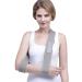 Fixed Elbow Brace Arm Sling Support Strap Adjustable Shoulder Wrist Elbow Sling Immobilizer for Injury Support Shoulder Surgery Fractured Bones (Color : Grey) Gray