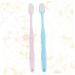 Minkissy 2-Pack Children's Toothbrushes | Soft Bristles Manual Toothbrushes for Kids & Pregnant Women | Fur Design Oral Care - Buy Online on GoSupps.com