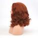 MARBER Red Curly Lace Wig | Short Wavy Lace Front Synthetic Wig for Women - Copper Red 14 Inch - Buy Online on GoSupps.com