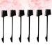 6pcs Portable Beauty Tools Set for Women | Stylish Comb Brow Brush Mascara Comb - Black Hairbrush Collection - Buy Online on GoSupps.com