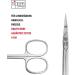 nippes Solingen Cuticle Scissors with Curved Tip for Left-Handed Users Nickel-Plated 9 cm with Clasp Straw and Hardened Tip Pedicure and Manicure for Removing Unnecessary Cuticles - Buy Online on GoSupps.com