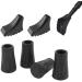 Rubber Ferrule Walking Stick Rubber Tips Ferrule Protectors Replacement Cane Tips for Hiking Trekking Poles 6PCS - Buy Online on GoSupps.com