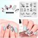Alexnailart Chinese Plum Flowers Nail Art Stamp Template (CN005) - Buy Online on GoSupps.com