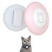 Simplethings 2022 Airtag cat necklace holder small cat neck band holder compatible with Apple Airtag 2 piece of waterproof protective cover for pet collapse within 1cm pink & white
