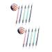 DOITOOL 10 Pcs Gel Nail Kit Dotting Pick up Tool Nail Art Pens Dot Pen Dotting Tool Nail Polish Carving Pen Nail Jewelry Pen Painting Dotting Pen Nail Art Tool With Diamond Equipment