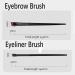 Precision Eye Makeup Brushes Set - Angled Eyebrow, Eyeliner, Slanted Brushes - 5PCS Kit - Buy Online on GoSupps.com