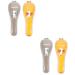 minkissy 4pcs Razor Storage Box Hard Case Male Protective Bag Pcs Travel