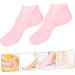 minkissy 3 Pairs Sock Exfoliating Titanium Ear Pick Beauty Care Essential Oil Silicone Gel Spa Moisturizing Cotton Gel Booties Moisturizing Heel Sleeves High Heel Cosmetic Sebs Pink Miss - Buy Online on GoSupps.com