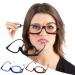 STOP TO SHOP! Magnifying Makeup Glasses - 2 Pack Flip Lens Eyewear - White/Purple | International Shipping Available - Buy Online on GoSupps.com
