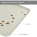Reopet Silicone Feed Mats for Pets Waterproof Dog & Cat Food Mats with Elevated Edges 87x57 cm Beige 1-Pack - Buy Online on GoSupps.com