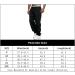 THWEI Men's Cargo Pants Drawstring Jogger Trousers - X-Large Black - Buy Online on GoSupps.com