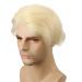 Buy Rubyonly Men's Toupee Blonde 613 - Straight Remy Human Hair Wig Full Skin PU Size 10x8 | International Shipping - Buy Online on GoSupps.com