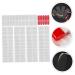 Gogogmee 25 Sheets Nail Stickers Semi Cured Gel Nail Wraps Transparent Gel Stickers Manicure Stickers Clear Nail Wrap UV Gel Sticker Clear French Manicure Nail Wraps Peel Double Sided Tape - Buy Online on GoSupps.com