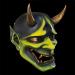 shenruifa Halloween Japanese Cosplay Face Cover Resin Horror Face Cover Ghost Demon Face Cover Stage Performance Props Party Decor (4) - Buy Online on GoSupps.com