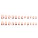 YoYoee Short Square French Press on Red False Nails - 24PCS | Acrylic Fake Nails for Women and Girls - Buy Online on GoSupps.com