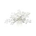 FRCOLOR Hair Comb bridal accessories rhinestone jewelry pearl headpiece bridal headpiece headdress accessories white comb bride European and American Hair Jewelry