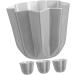 Milisten 12 Pcs Cake Mold Cake Stencil Cookie Cake Pan Cheesecake Cake Pan Pie Chocolate Chip Muffin Cupcake Pan Mutitool Paper Cups Cake Making Tool to Bake Aluminum Alloy Kitchen Supplies 7.6X7.6X6.2CMx3pcs - Buy Online on GoSupps.com
