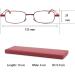 IEYELUUK Portable Reading Glasses 2 Pack - Thin Anti Blue Light Pocket Specs - 1 Black + 1 Red 2.5x for International Shipping - Buy Online on GoSupps.com