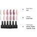 INPING 6 Colors Gel Nail Polish Set - Nude, Pink, White Shades for Bridesmaid Manicures | Long Lasting, Soak Off, UV/LED | 8ml/0.27oz - Buy Online on GoSupps.com