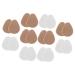 FOMIYES 10 Pairs Forefoot Pad Women Metatarsal Pad Foot Cushions for High Heels Forefeet Pads Metatarsal Pads Mens Foot Pads Ladies Heels Foot Cushion Pads Fudge Women's Thicken Felt Assorted Color 7X6X0.5CM