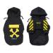 Dog coat for small dogs fashion hoodie dog winter coat dog jacket suitable for schnauzer Corgi French bulldog teddy etc. yellow xxl 2xl yellow
