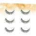 minkissy 3 Pair Fake Lashes False Eyelash Fake Eyelash Make up 3d Eyelashes - Buy Online on GoSupps.com