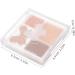 Baluue 2pcs Plastic Eye Shadow Plate Pink Eyeshadow Palette Organiser Eyeshadow Glitter 6.50X6.50X1.00CMx2pcs Multix2pcs - Buy Online on GoSupps.com
