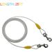 Petest Reflective Traction Rope for Large Dogs 25ft 90lbs Capacity Yellow & Silver - Durable & Safe for International Shipping - Buy Online on GoSupps.com
