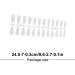 Dajidafu 1 Set French Tip Press on Nails Extra Long Colorful Gloss Adhesive Tabs Full Cover Ballerina Flat head for Women Girls Type 16 - Buy Online on GoSupps.com