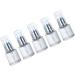 Hemoton 5pcs 20ml Mini Glass Pump Bottles - Refillable Perfume & Essential Oil Dispenser for Travel & Home (Silver) - International Shipping Available - Buy Online on GoSupps.com