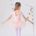 Bezioner Girls Cotton Ballet Dance Dress Tutu Skirted Leotard Pink 6-7 Years - Buy Online on GoSupps.com