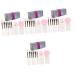 POPETPOP 4 Sets Makeup Brush Set Makeup Foundation Brush Mini Tools Cosmetic Eye Brush Facial Kit Women Eye Shadow Brush Sponges Women Makeup Supplies White Makeup Set Travel Plastic Face