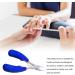 kawehiop Stainless Steel Nail Trimmer Women Men Adults Safety Pedicure Tool Salon Personal Care Household Travel Accessories Blue - Buy Online on GoSupps.com