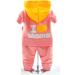 Yao Baby Girls 3 Piece Set - T-Shirt, Vest, Pants - Light Pink (2-3 Years) - Buy Online on GoSupps.com
