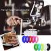 Longbeauty 10 Pack Candy Color Silicone Wedding Bands for Men Women - Black Red Blue Yellow Pink White Green Purple Colorful - Size 11 - Buy Online on GoSupps.com