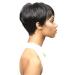 Stylish European & American Wigs for Black Women | Short Natural Straight Hair | Dark Brown & Ash Options - Buy Online on GoSupps.com