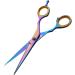 Hairdressing Scissors - Multicolor Hair Scissors Stainless Steel Barber Scissors and Razor Blade Hairdressers Scissors UK for Salons Barbers Women - Buy Online on GoSupps.com