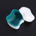 Faruta Prosthesis Suitcase for Dentures - 2-Piece Bath Box with Sieve & Basket Holder - Green & Blue - Travel & Cleaning Storage Solution - Buy Online on GoSupps.com