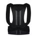 Female Male Posture Corrector Adjustable Back Support Nylon Elastic Shoulder Back Brace Corset Back Belt(Blue L Code)