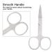 Professional Socobeta Stainless Steel Eyelashes & Beard Scissors | 18x7x1 Trimmer Tools for Eyebrows & Eyelashes - International Shipping Available - Buy Online on GoSupps.com