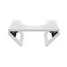AmazerBath 7 Inch Bamboo Toilet Stool Collapsible Toilet Poop Stool for Bathroom, Men, Women - White White 7 Inch (Pack of 1)