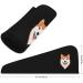 Cartoon Akita Dog Microfiber Hair Towel Wrap for Women - 10x26 Inch Super Absorbent Hair Turban with Button | Perfect for Quick Drying - Buy Online on GoSupps.com