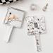 AMOBON Room Decor Aesthetic Hand Mirror  Aesthetic Room Decor Handheld Mirror  Bling Bling Hand Held Makeup Mirror for Travel Living Room Bedroom 1