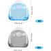 Magiclulu 6-Piece Suction Shaver Holder Set | Durable Shower Wall Hooks & Razor Holders | Bathroom Accessories - Buy Online on GoSupps.com
