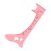Eyebrow Drawing Guide - Silicone Eyebrow Makeup Mapping Template | Brow Positioning Ruler Professional Quick Eye Makeup Tool Shaping Grooming Stencil Pink