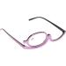 Magnifying Eye Make Up Glasses Cosmetic Eye Glasses with Case Flip Down Cosmetic Reading Glasses Spectacles for Women (+2.50) - Buy Online on GoSupps.com